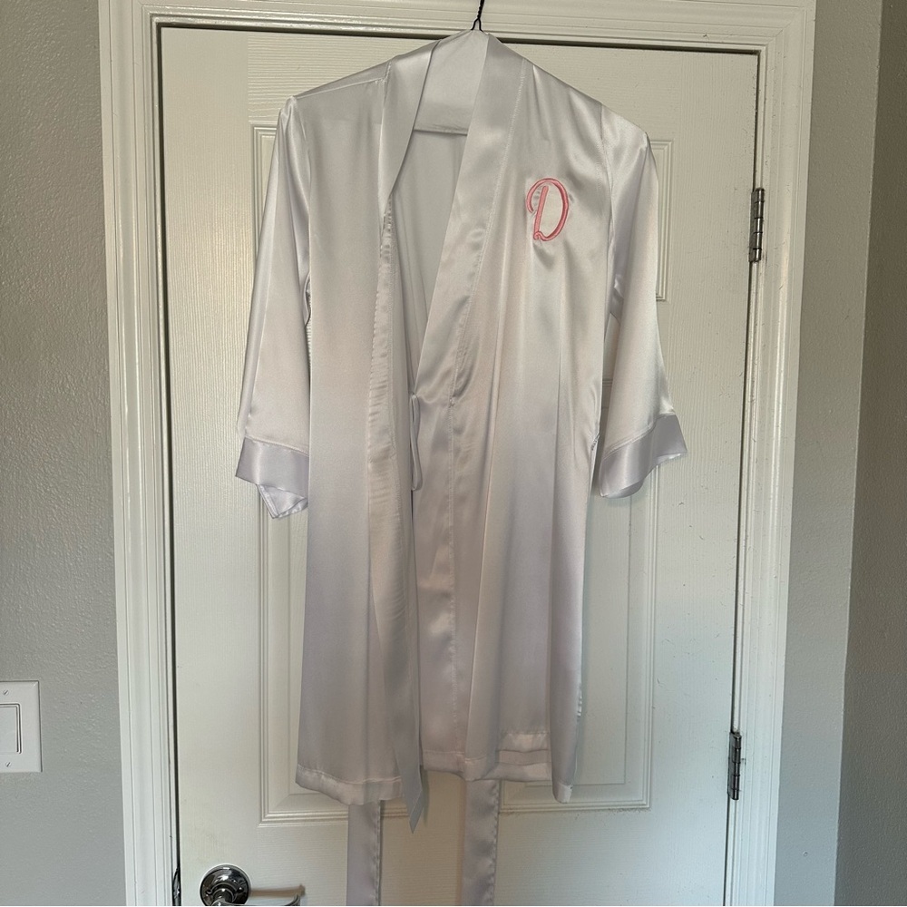 White wedding robe
